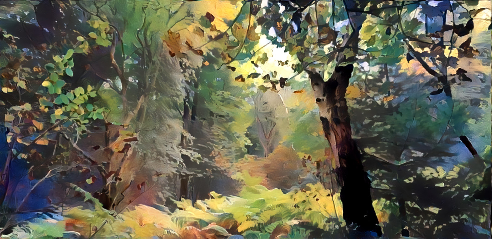 expressionist forest