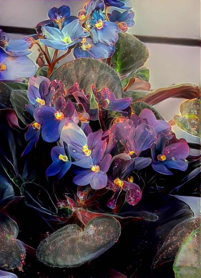 African Violets/ My Image