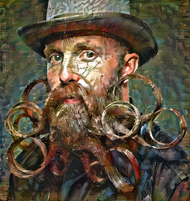 Man With A Curly Beard