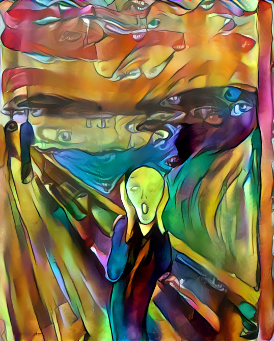 „The cry“ I-02 (courtesy Edvard Munch)