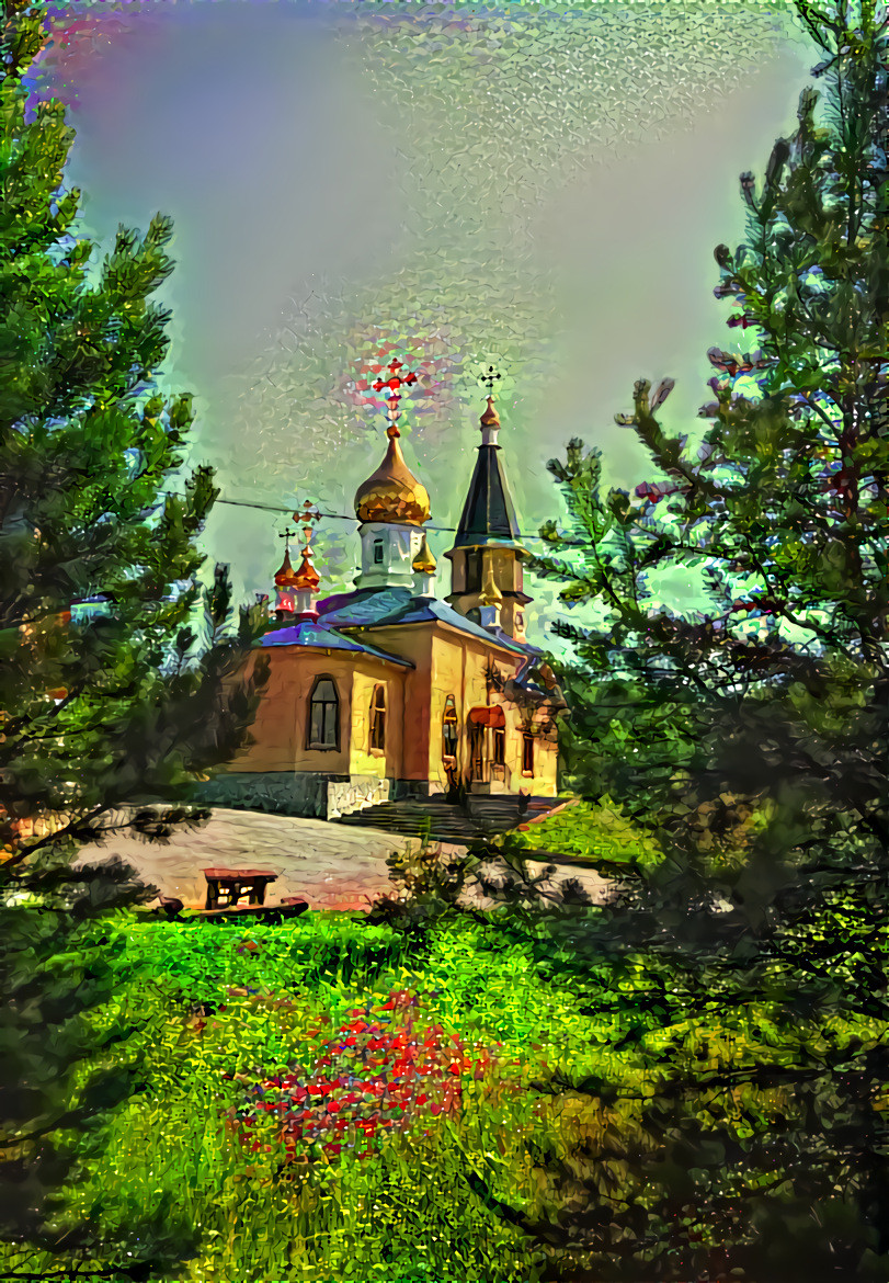 Church of St. Seraphim of Sarov in Salayr, south of Kemerovo Oblast