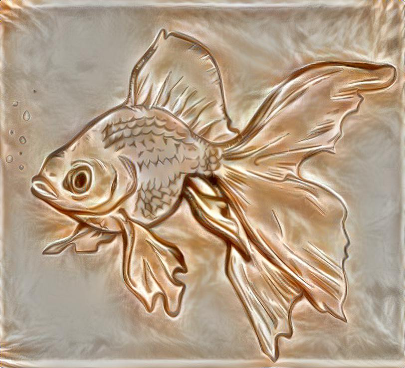 Gold Satin Fish