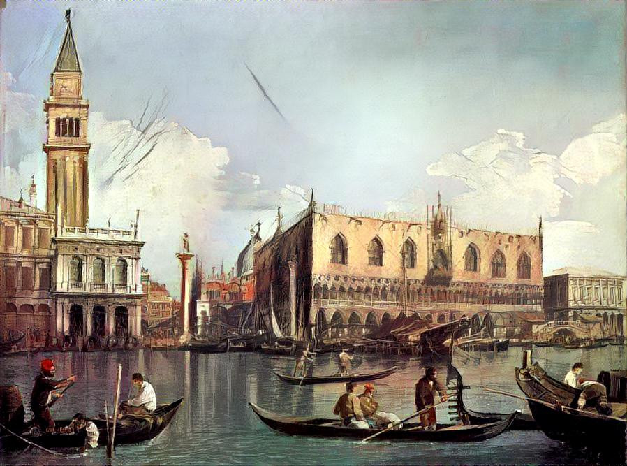 Canaletto - View of the Bacino di San Marco