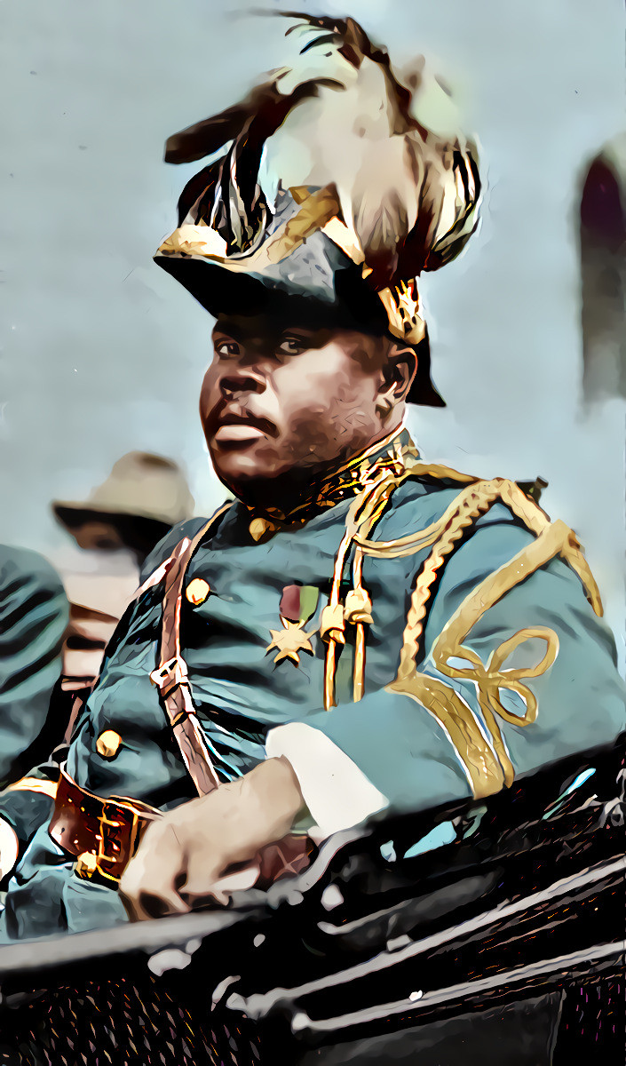 Marcus Garvey 1922 -Colorised, Gimped, Dreamt