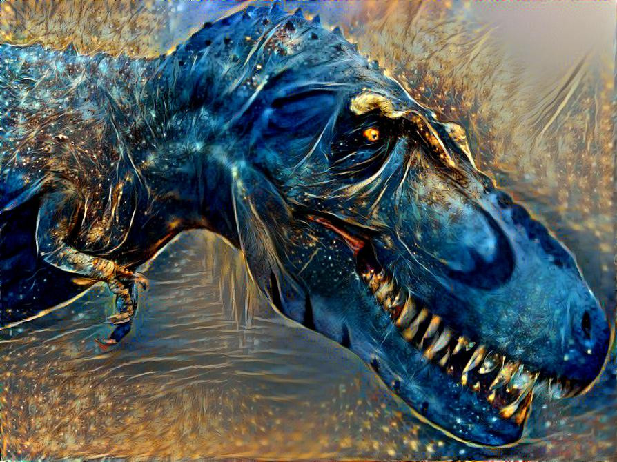 Blue Tyrannosaurus rex