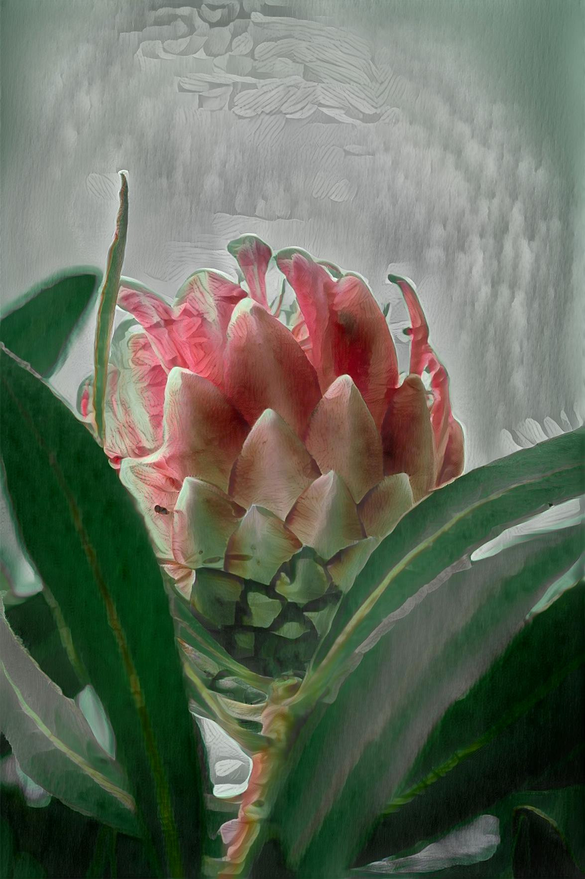 Protea Flower. Original photo by Douglas Bagg on Unsplash.