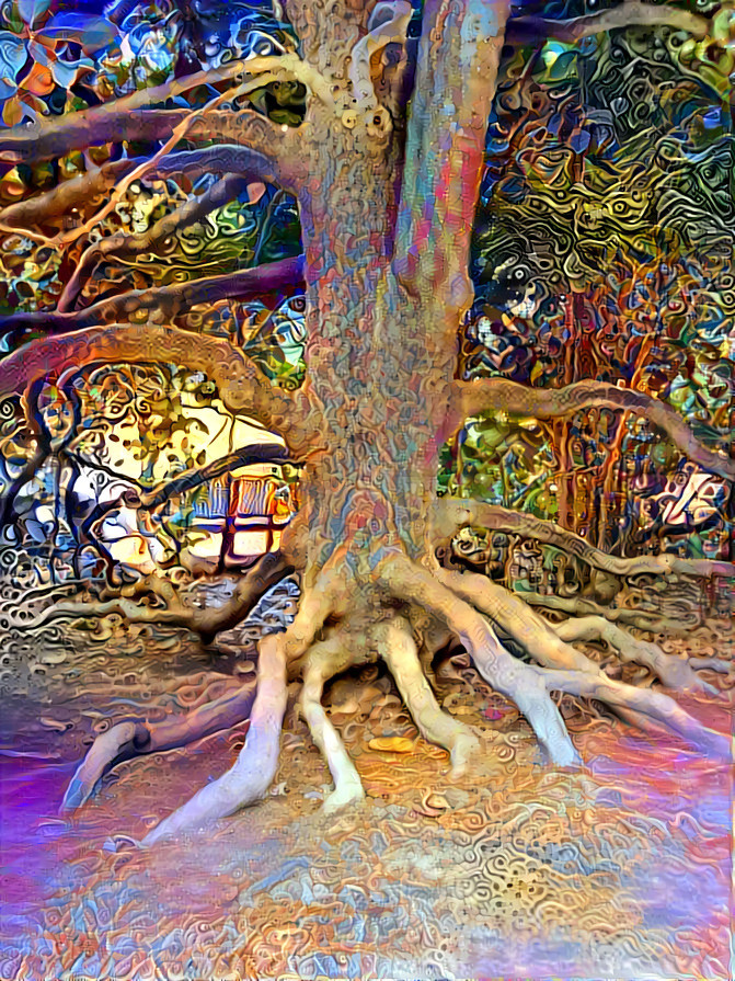 Old Tree trunk, Duke Gardens