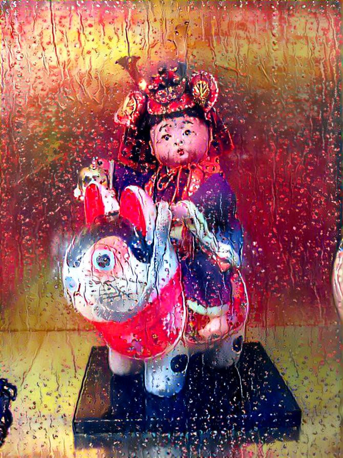 Chinese Doll and Cat