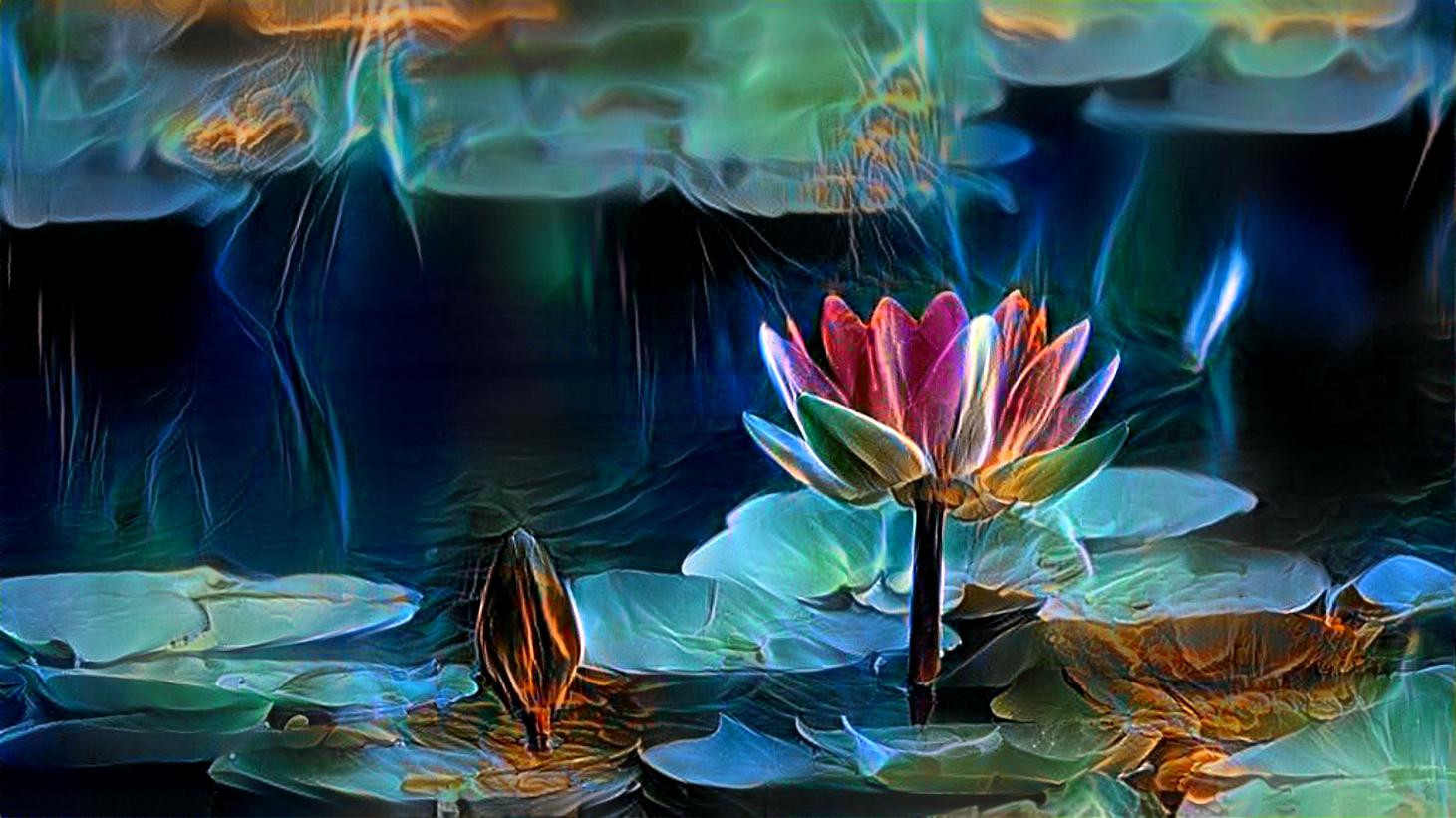Lotus Bouddha by Tyna