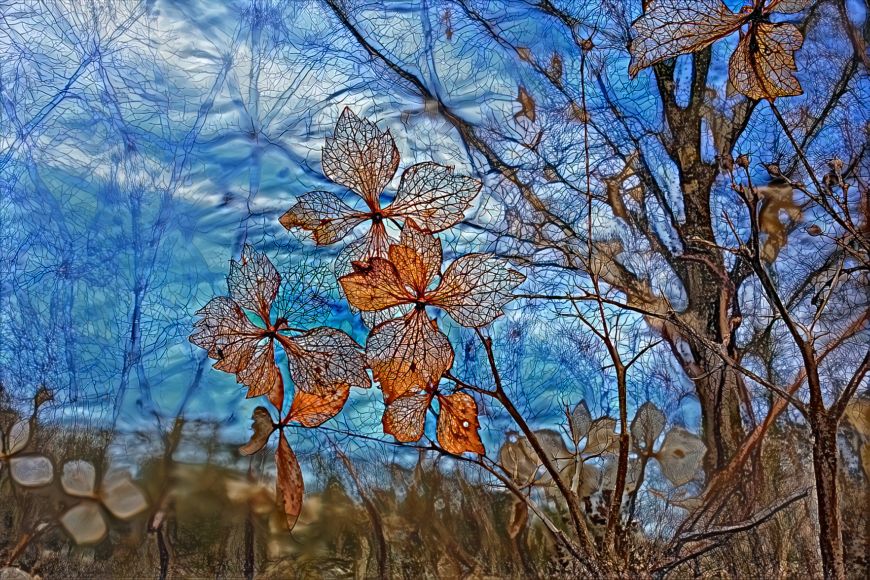 Dried Leaf Patterns 