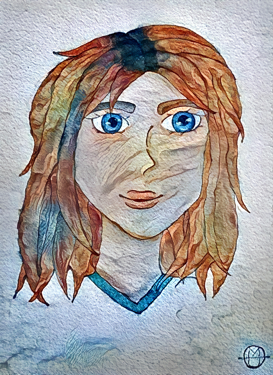 Self-portrait of my grand-niece Mona in Austria