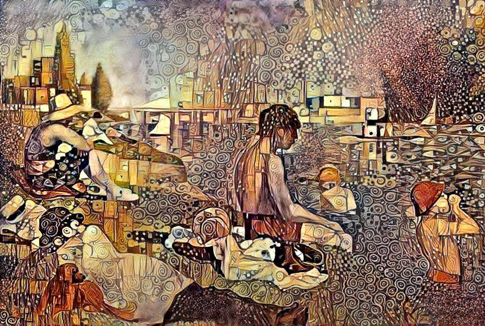 Georges Seurrat_Gustav Klimt