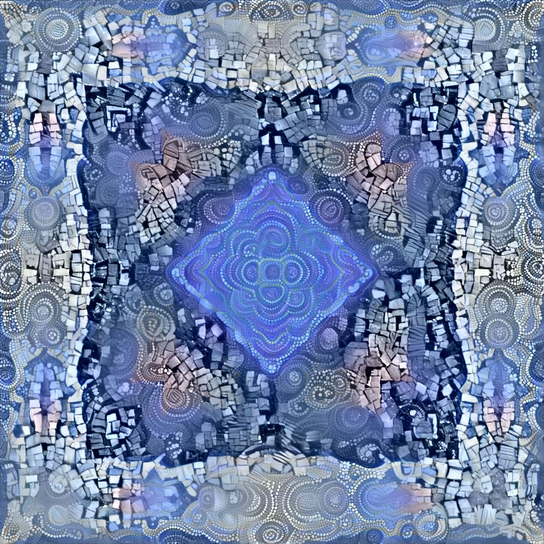 Blue Mosaic.