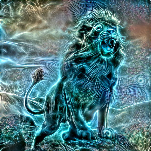 Blue lion