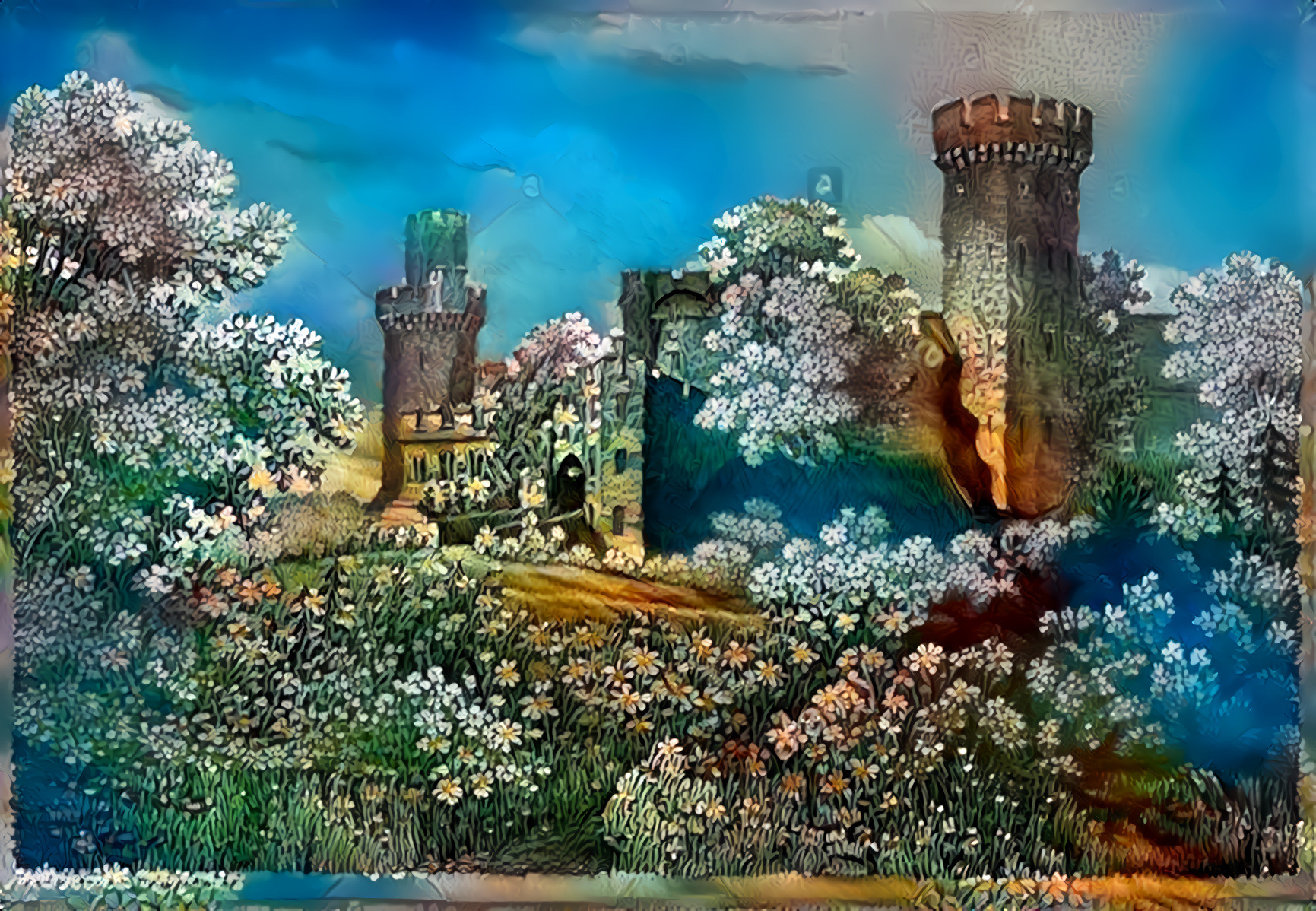 May blossom at Midsummer Castle 