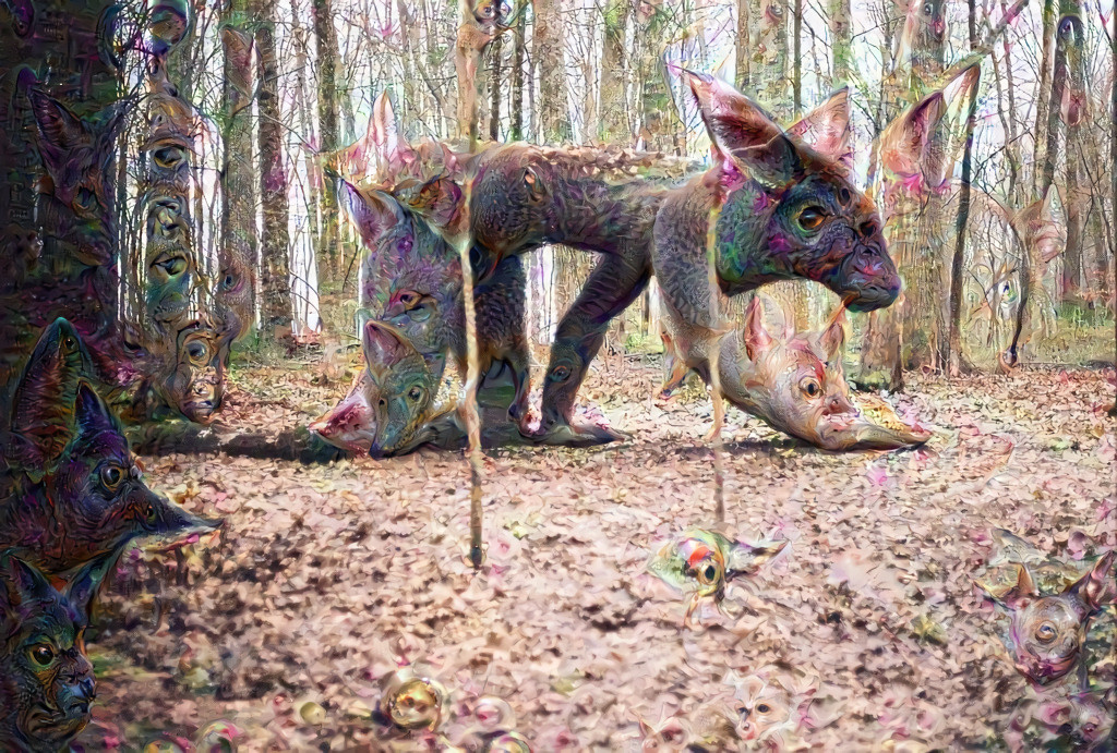 Rabbit in the woods