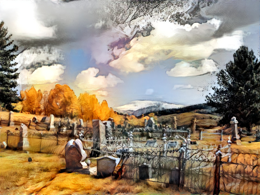 fall at the old cemetary
