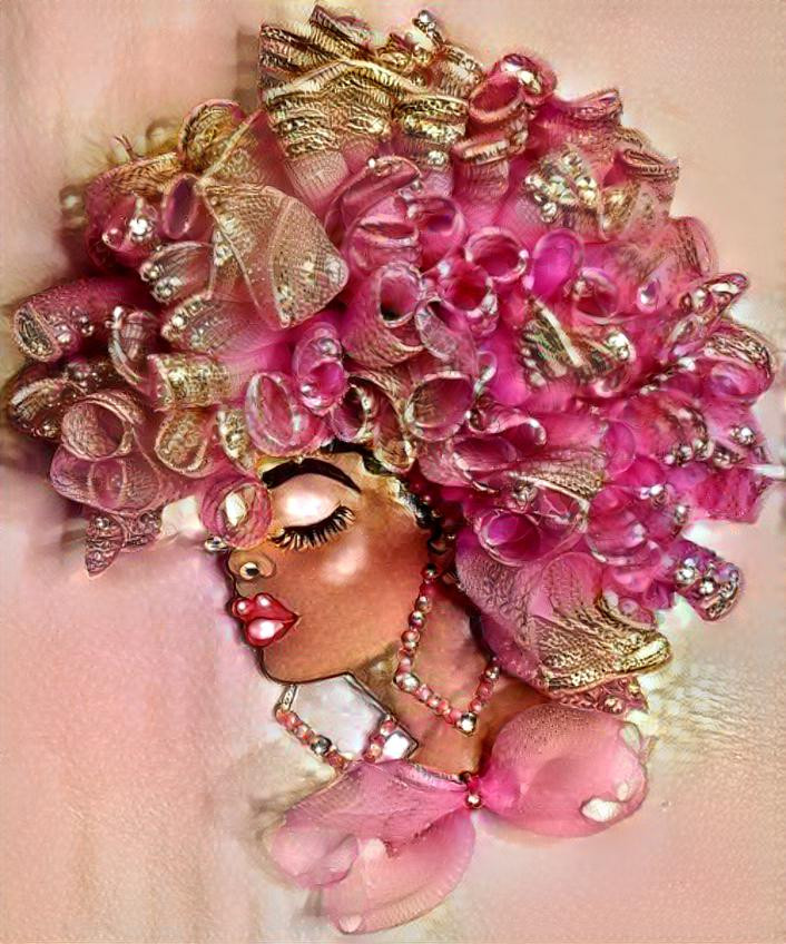 The Lady In Pink Bling