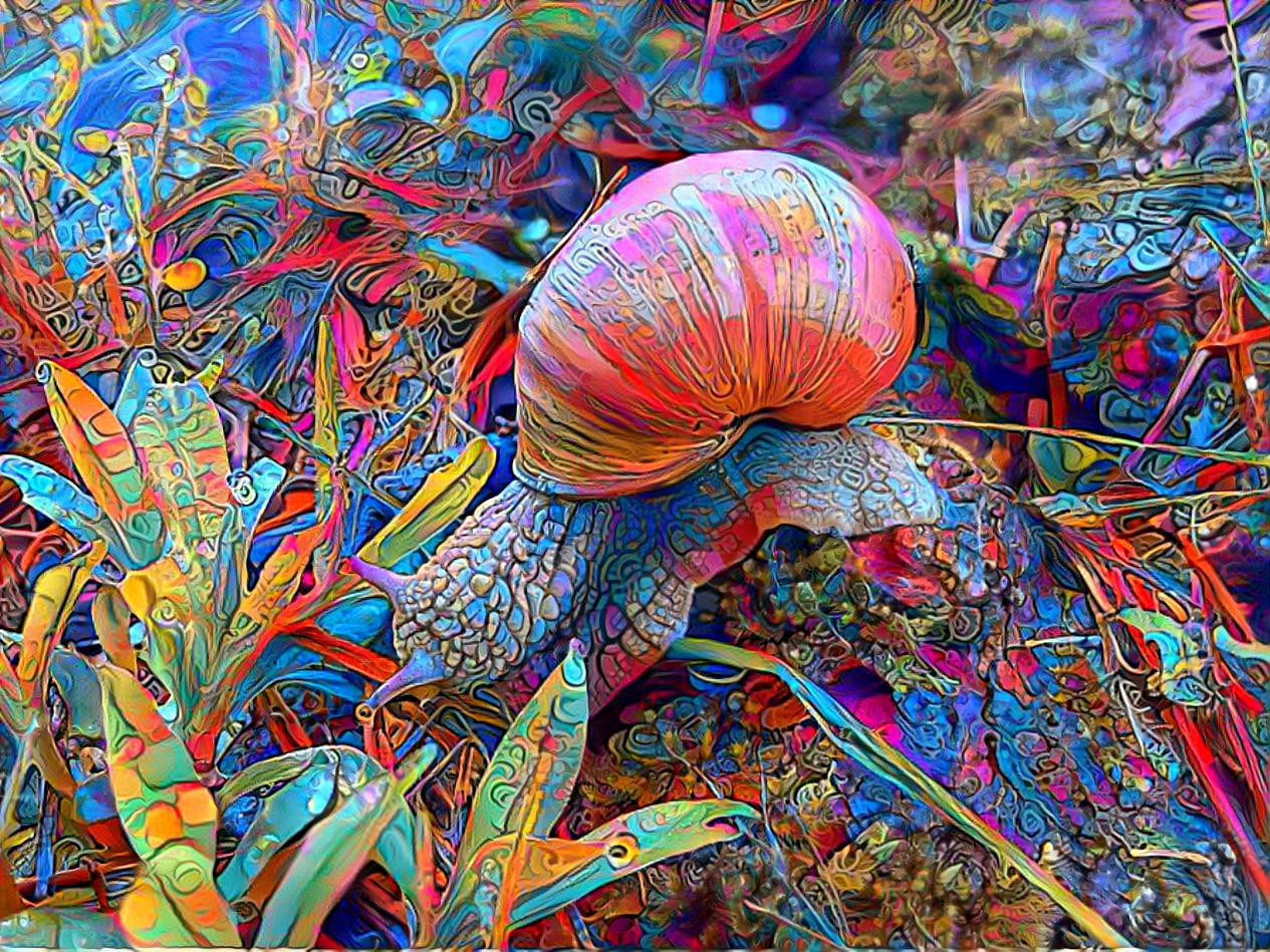 Esmeralda, the snail 