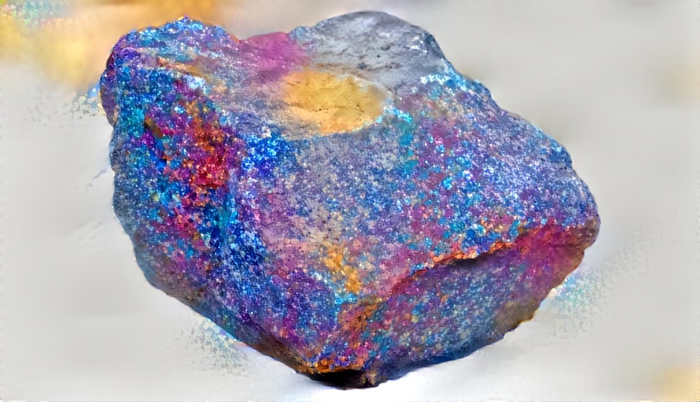 Fieldstone generated with Chalcopyrite ore