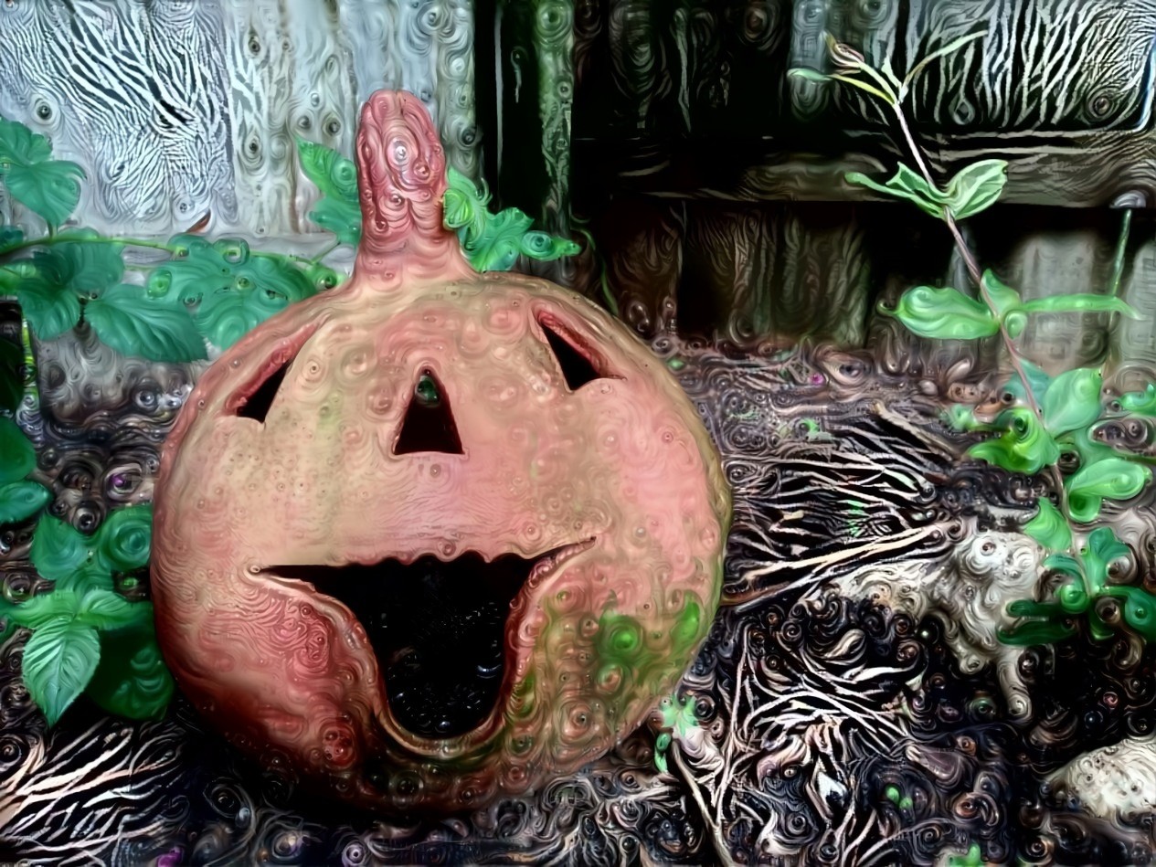 Happy Halloween Surreal Pumpkin Guy