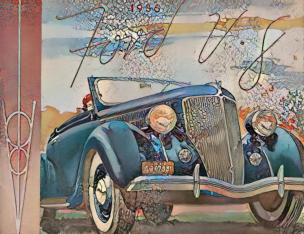 Vintage Automobile Art Series №.11