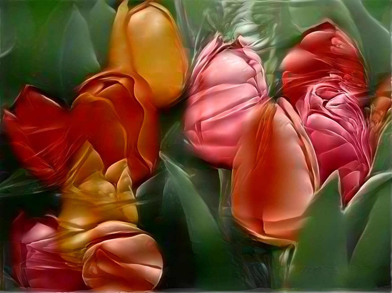 silk tulips (  шелковые тюльпаны  )