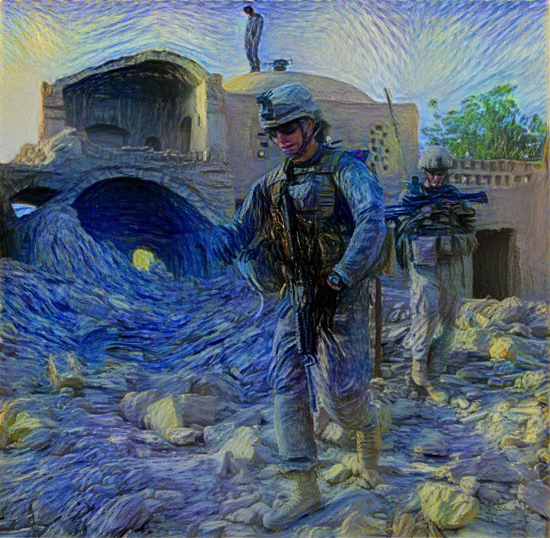 Soldiers in Afganistan