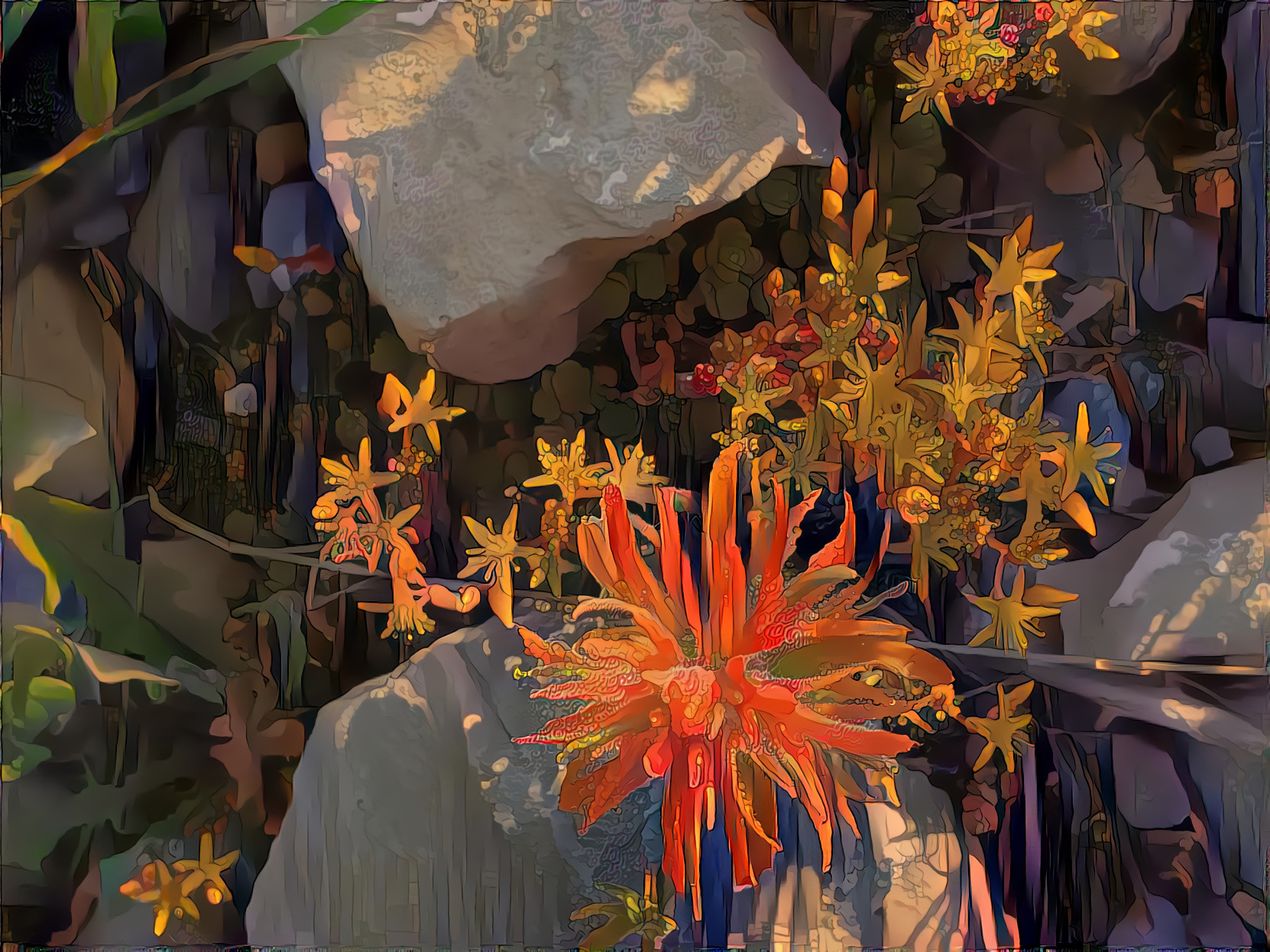  Wildflowers in the rocks