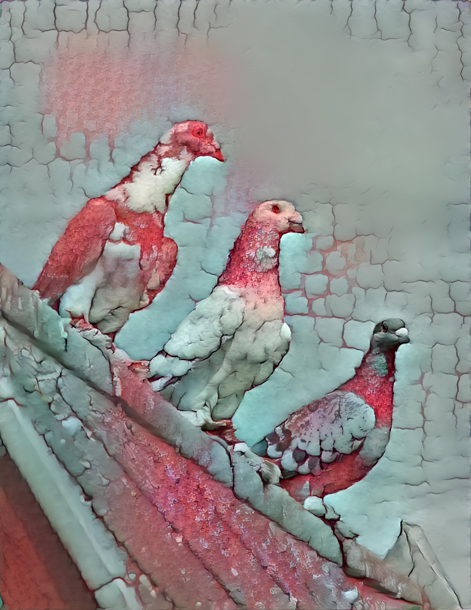 Rusty pigeons