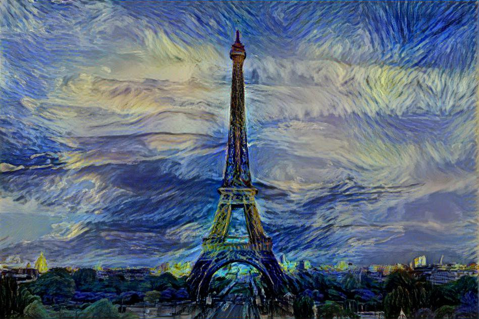 Paris  style van Gogh