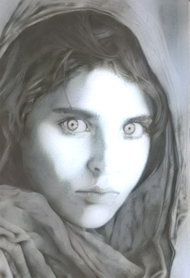 Beautiful Afghan girl ( national geographic).