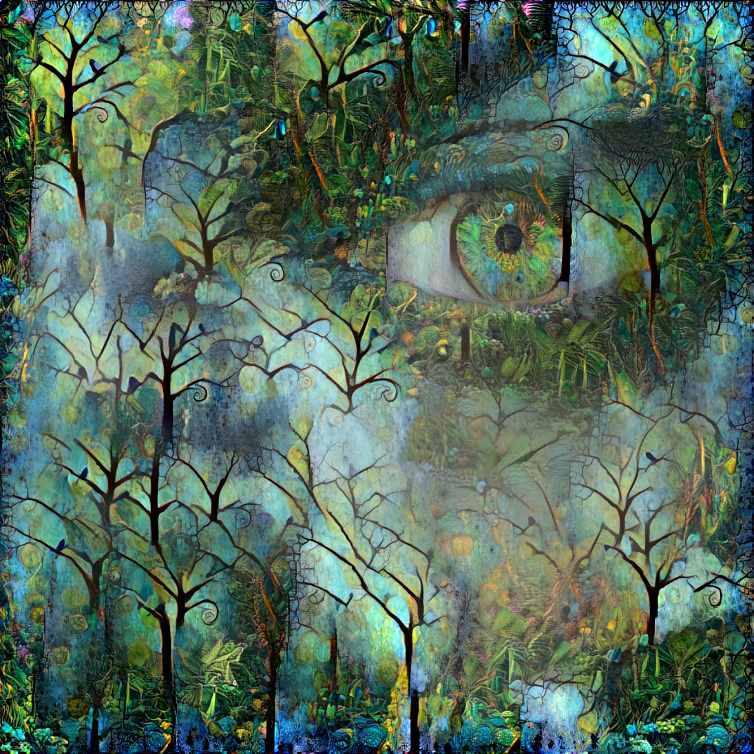 She lives in the forest