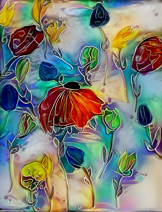 Abstract floral 3