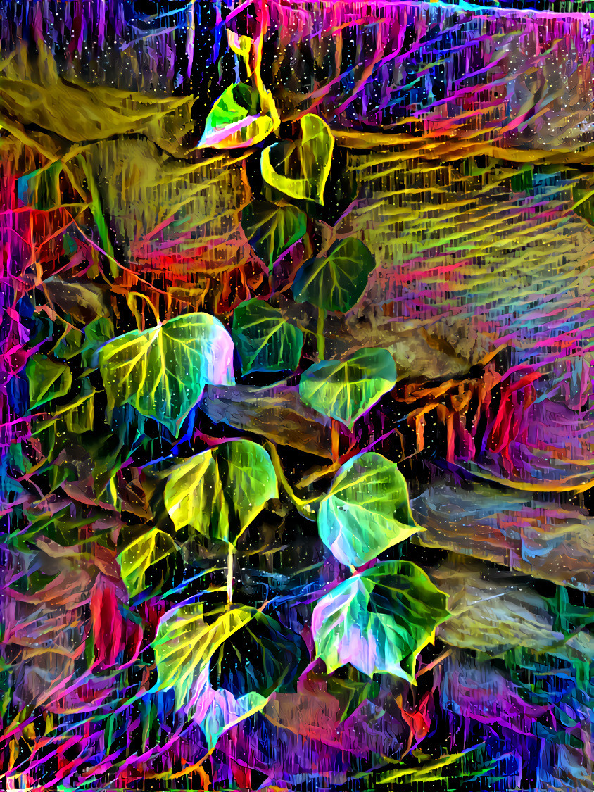 - - - - - 'Lively Ivy' - - - - - Digital art by Unreal - from own photo.