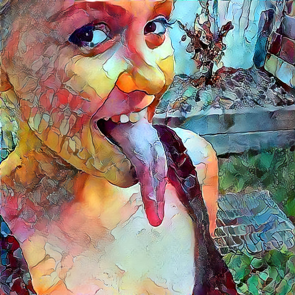 girl sticking out tongue