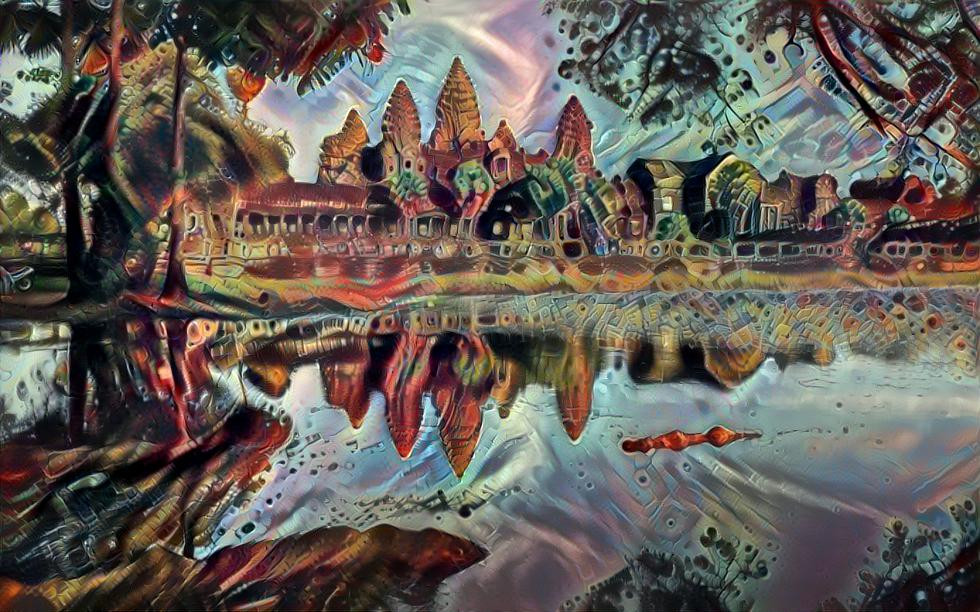 Angkor Wat Acid Trip