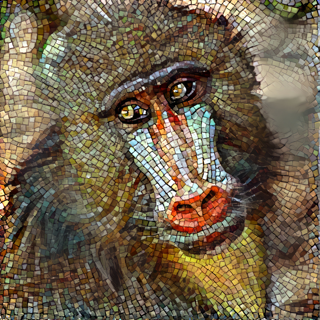 Baboon Mosaic  [1.2MP]