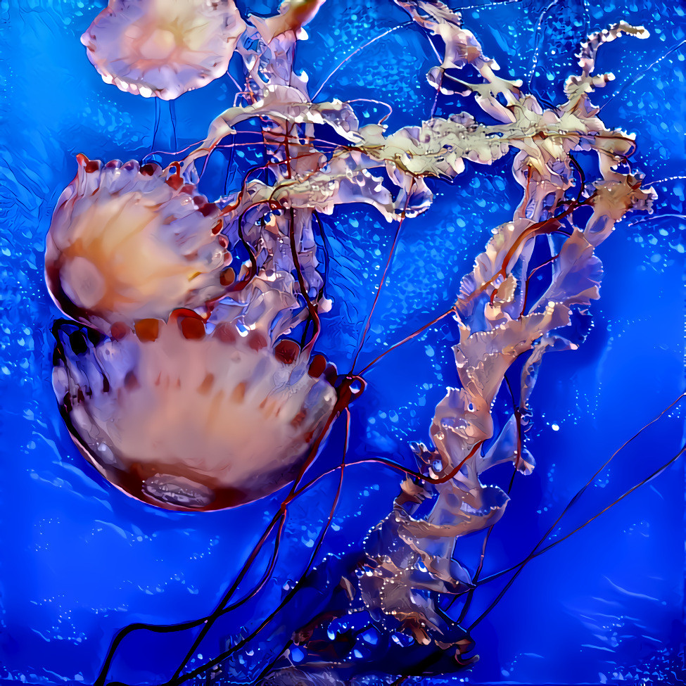 Sea Nettles, Monterey Bay Aquarium. Photo, my own.