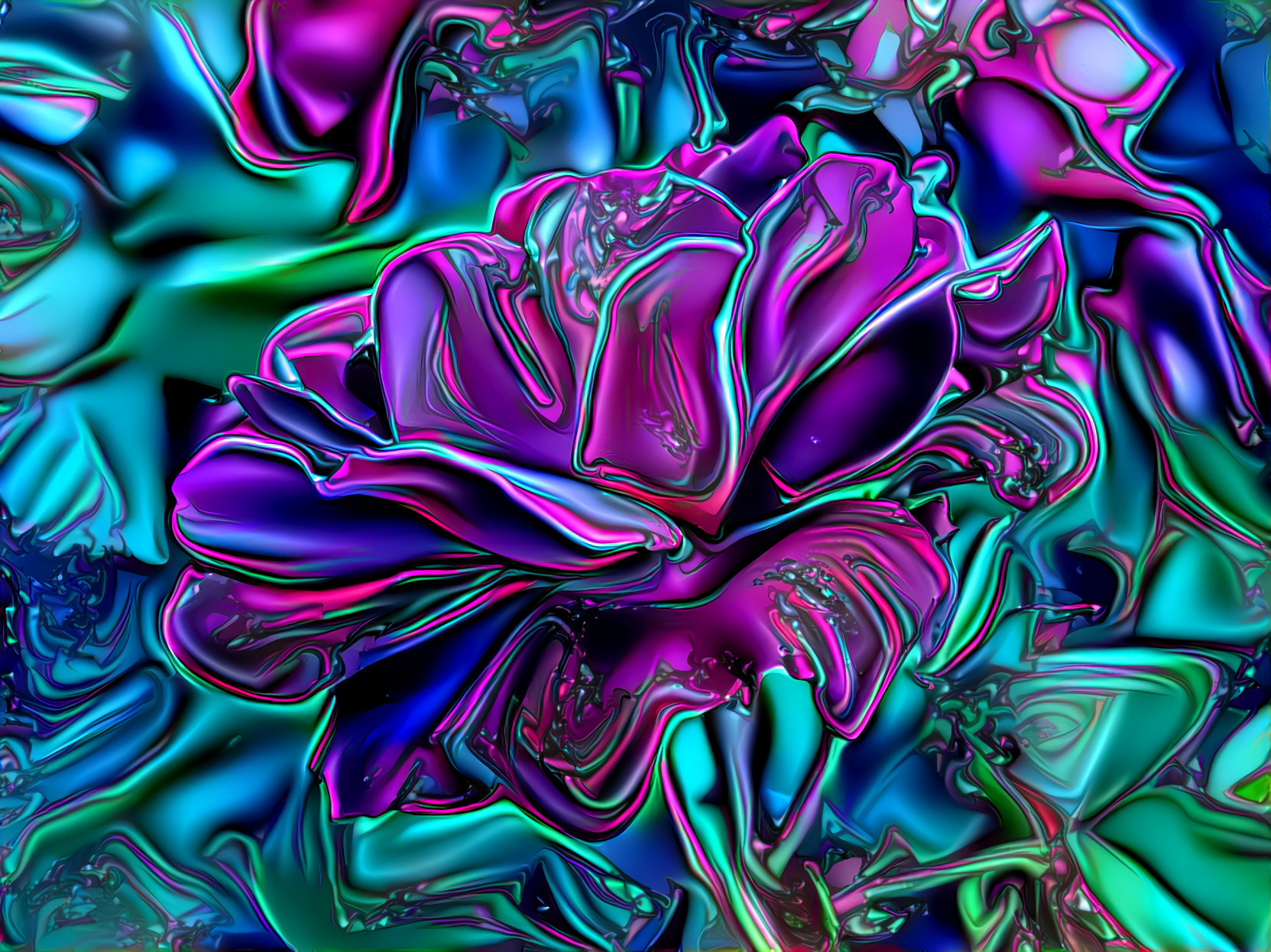 Psychedelic Rose