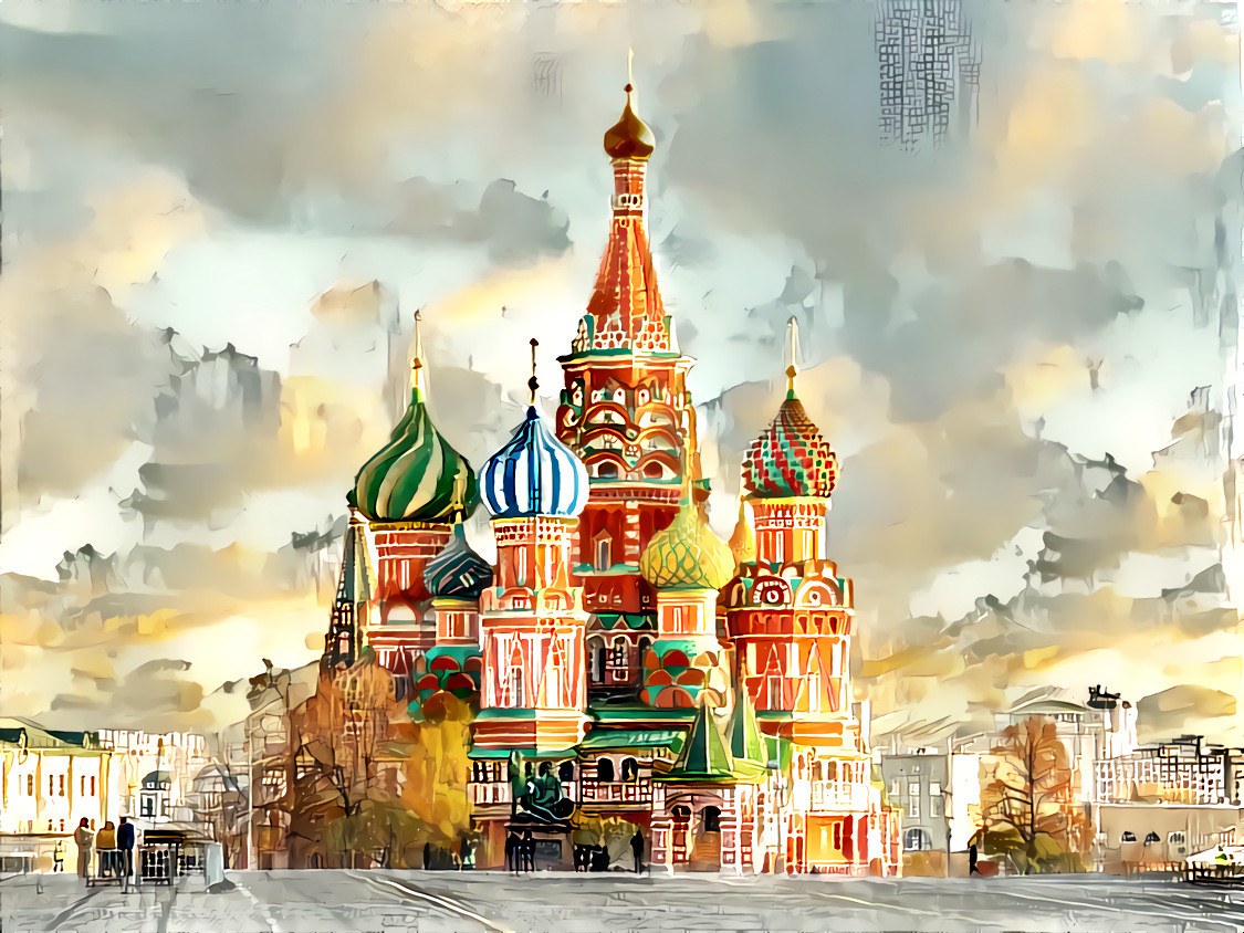 Москва - Red Square - Credits to the artist Maja Wrońska for the style