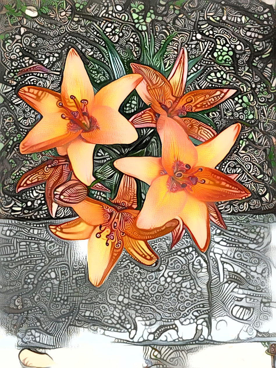 Orange Lilies - photographer Deborah Berk