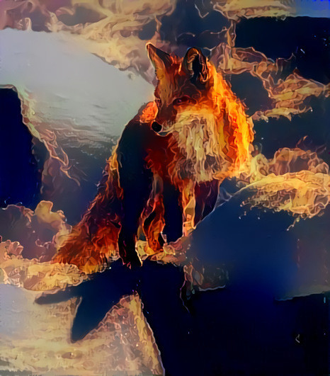 Melting fire fox