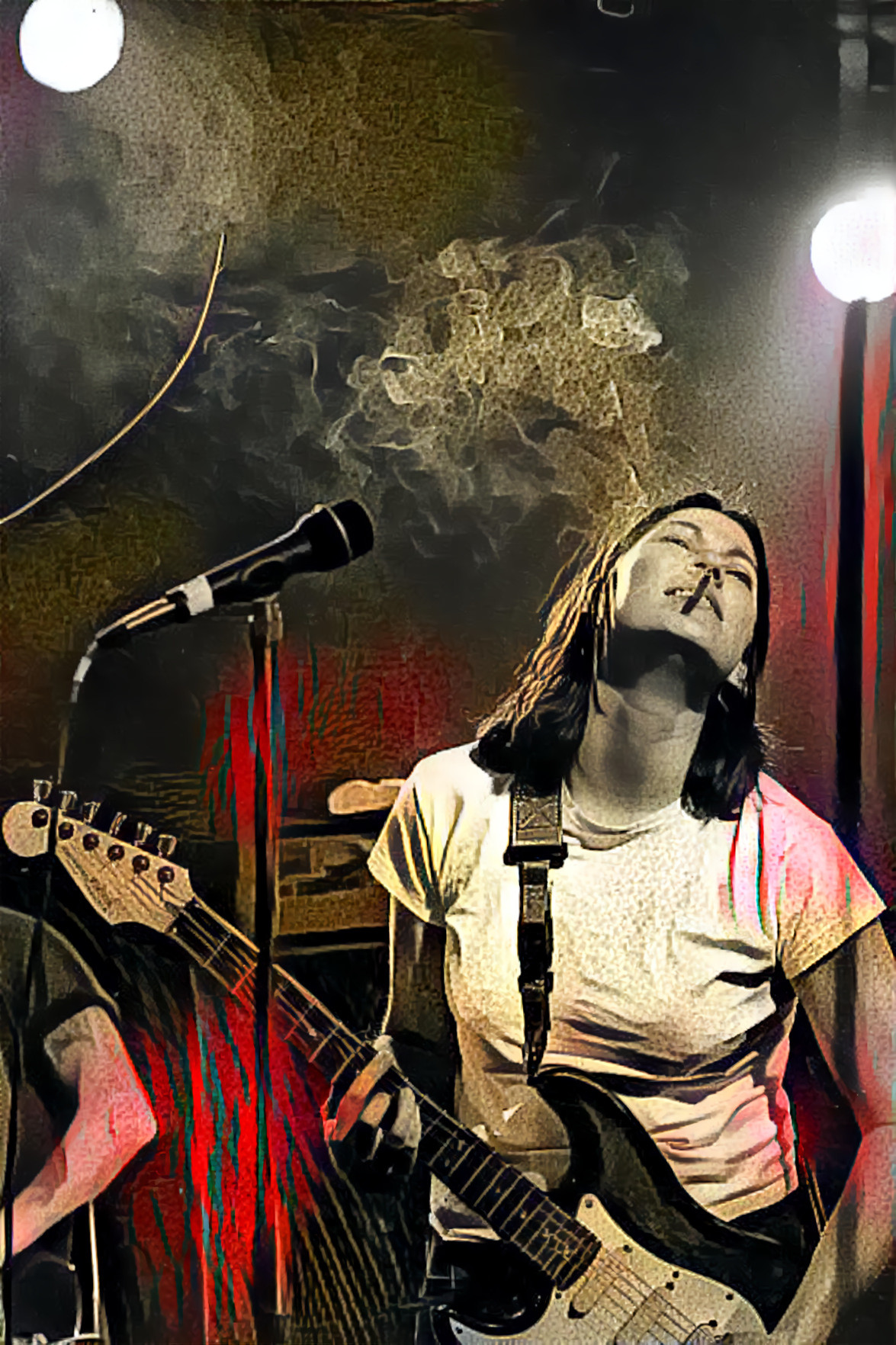 Deep Dream inspired by the Breeders’s Kim Deal