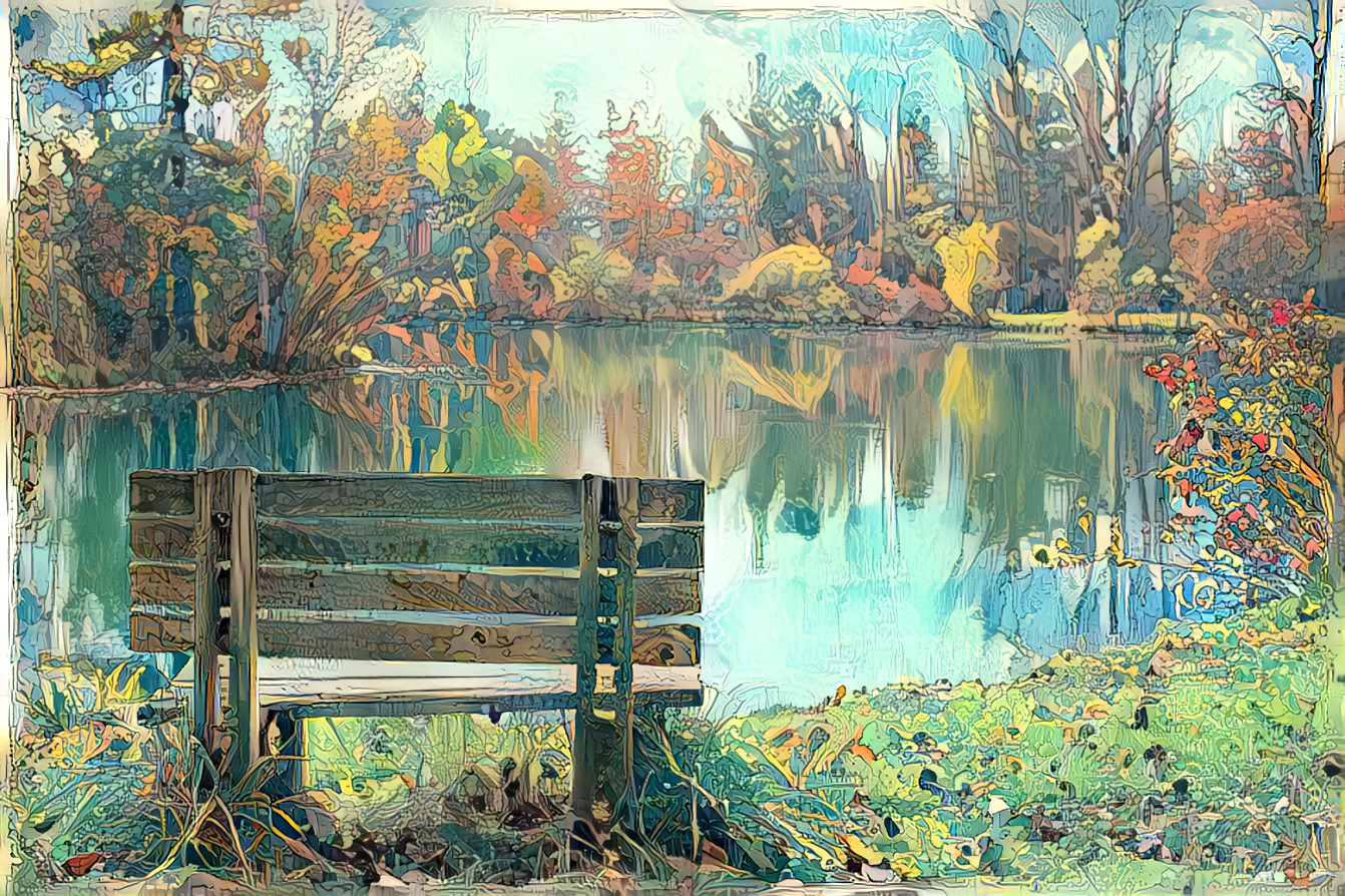 Bench by the Pond