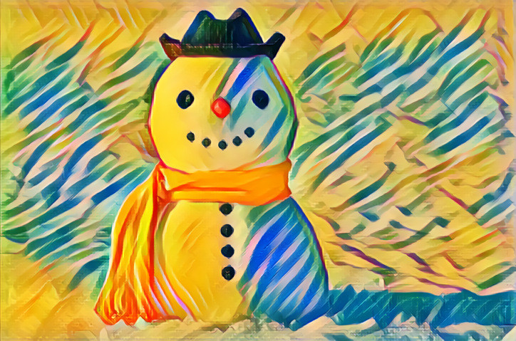 What a snowman does in Summer