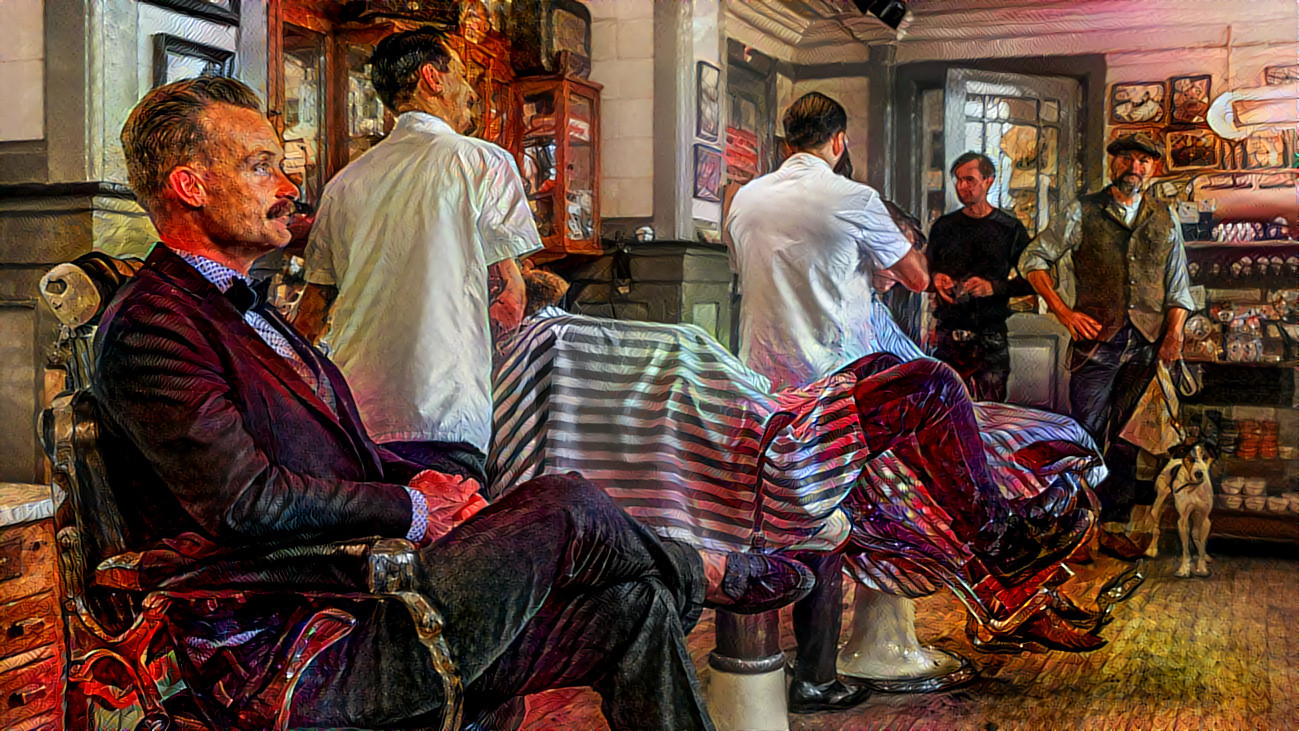Old school barber shop