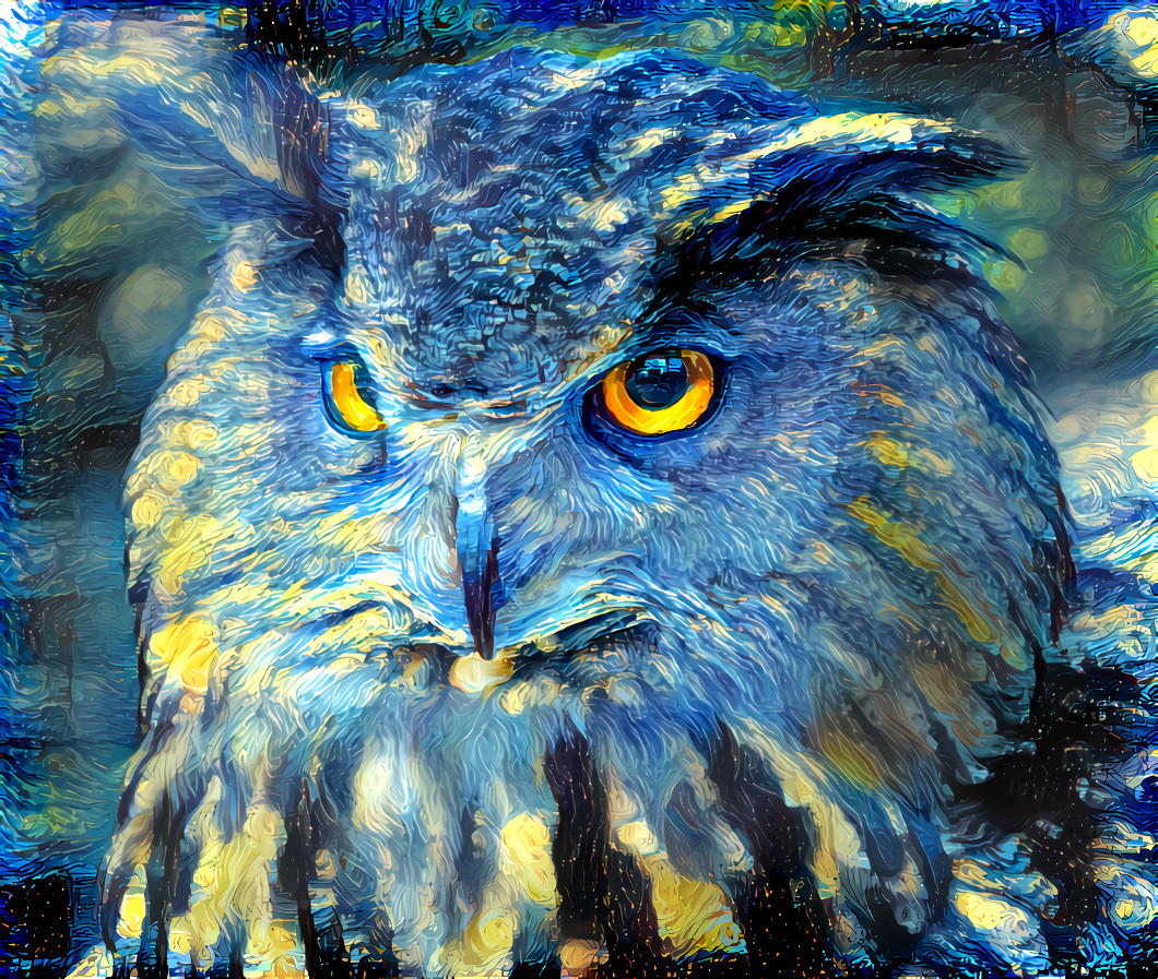 Van Gogh's owl.