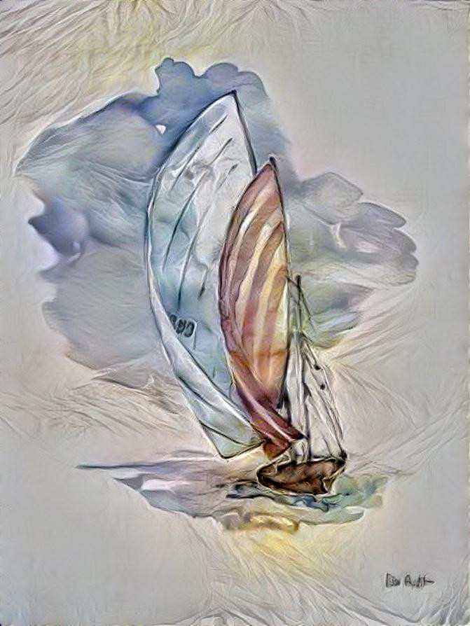 sailing in the wind