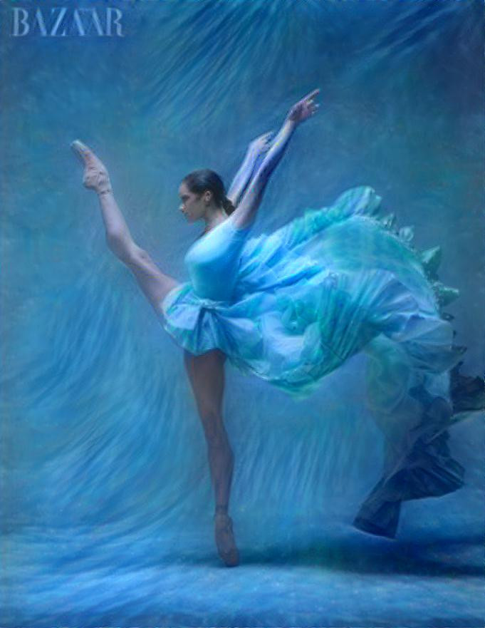 Ballerina blue